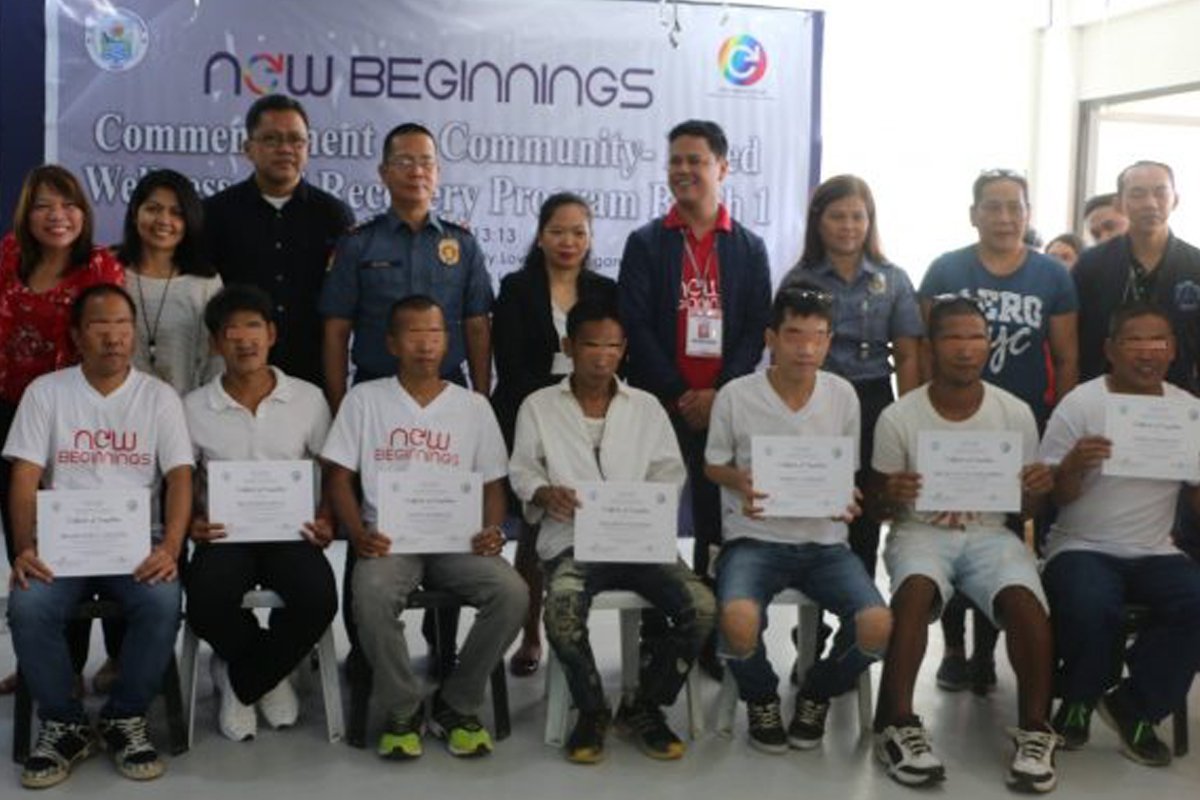 Road to Recovery 200 Taclobanon Drug Surrenderers Finish Skills Training