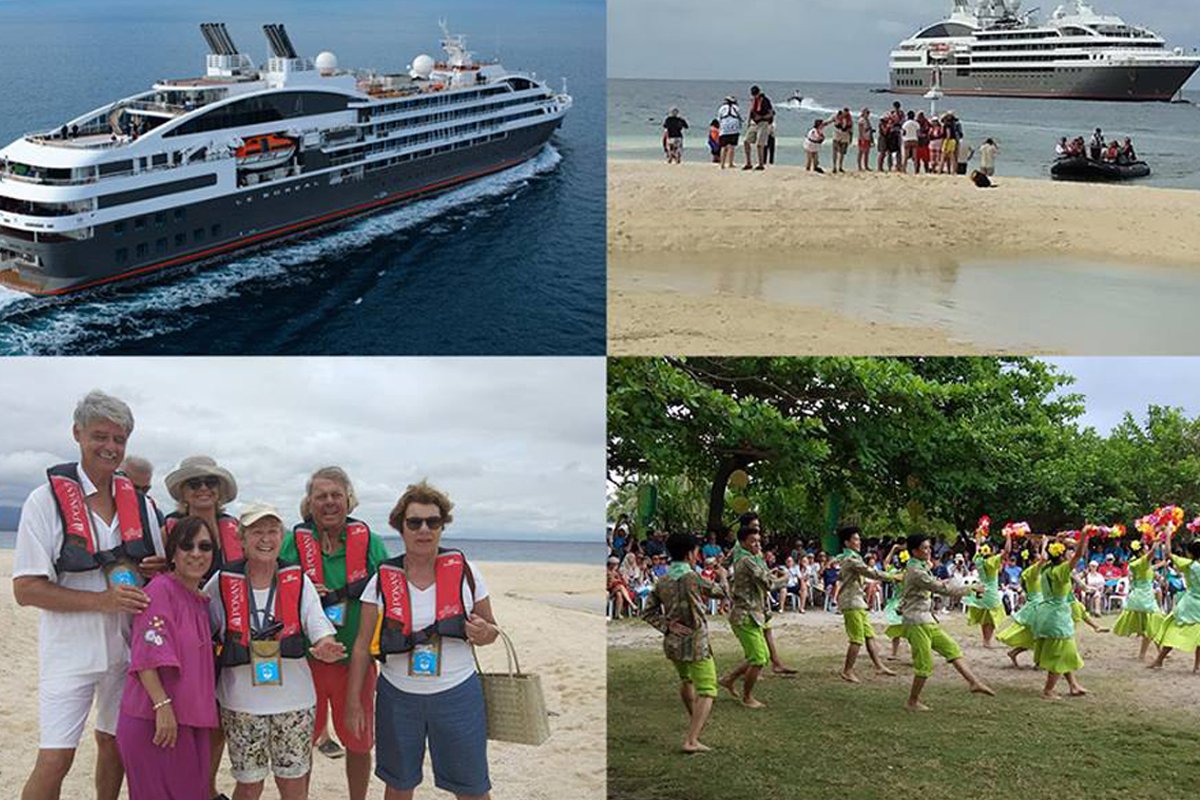 French cruise ship's visit to Leyte inspires locals