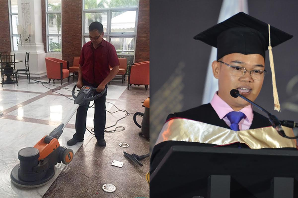 Mr. Clean The story of a Divisoria janitor who became a college graduate