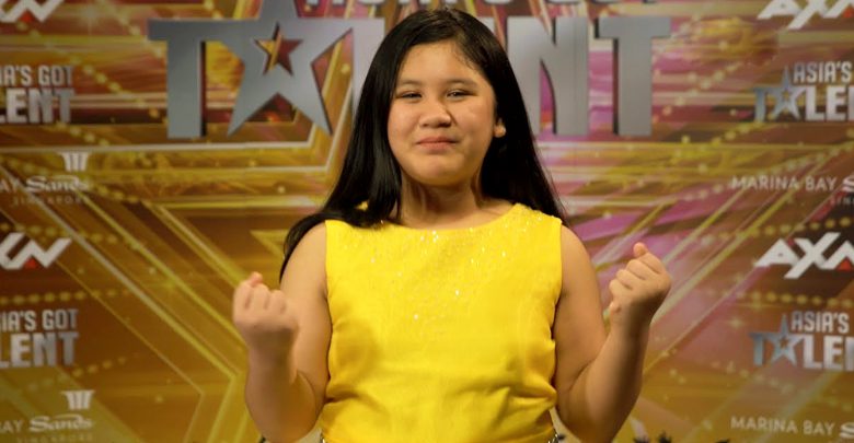 10-Year-Old Pinay Gets Standing Ovation at 'Asia's Got Talent'