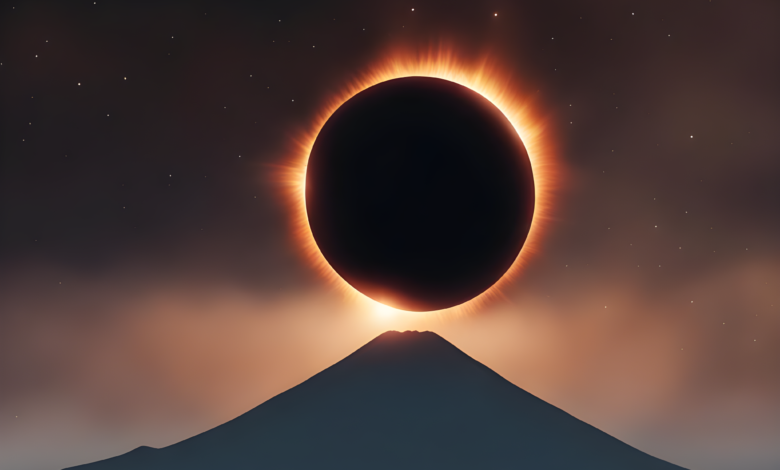 Total Solar Eclipse Over Mayon: A Celestial Marvel in 2042