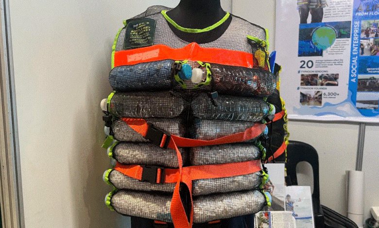 Recycled Life Jacket: Turning Plastic Bottles into Lifesavers