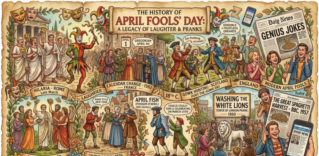 The History of April Fools: Why We Laugh Every April 1 - Flying Ketchup