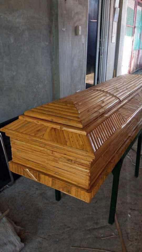 bamboo coffin